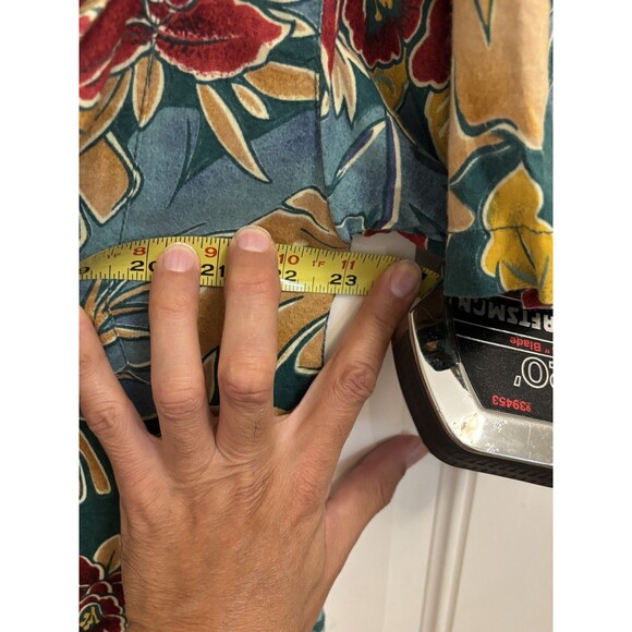 Pineapple Moon Men’s Hawaiian Shirt Medium Rayon Vintage 1077 - Picture 8 of 8